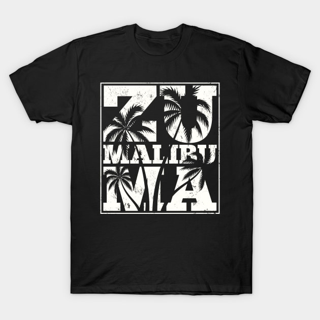 Malibu US resorts designs T-Shirt by Frispa